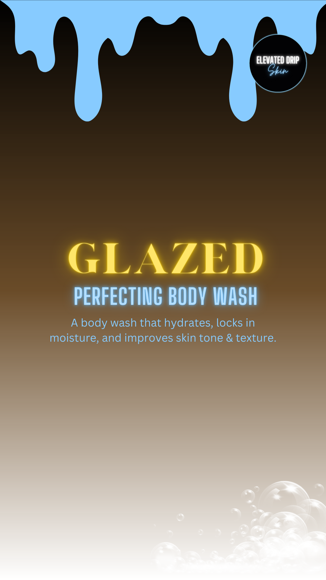 GLAZED Tone Perfecting Body Wash (Strawberry x Mahogany)