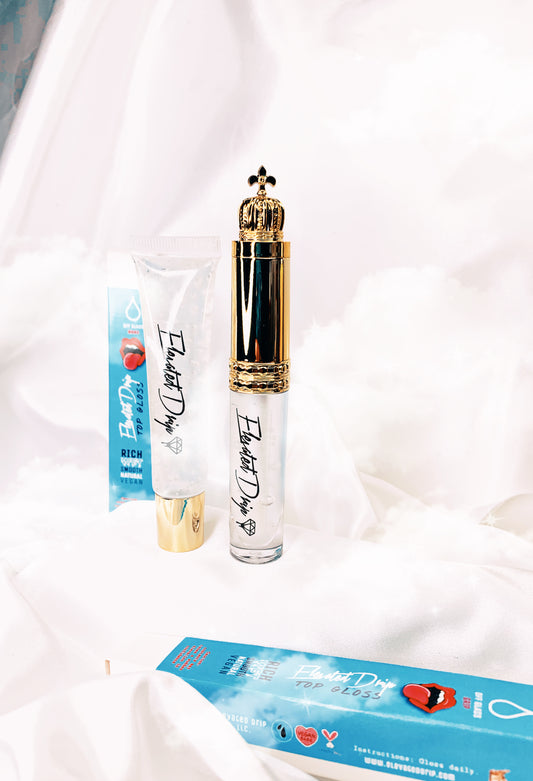 OFF GLASS- Ultra Clear Lip Gloss + Shine Enhancing Base Coat